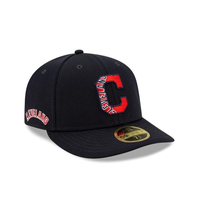 Cleveland Indians Gorra | New Era MLB 2021 Spring Training Low Profile 59fifty Fitted Cap Mexico - Azules